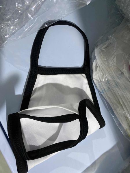 

mask blanks sublimation face in adults kids stock with filter pocket can put pm2.5 gasket dust prevention for diy transf