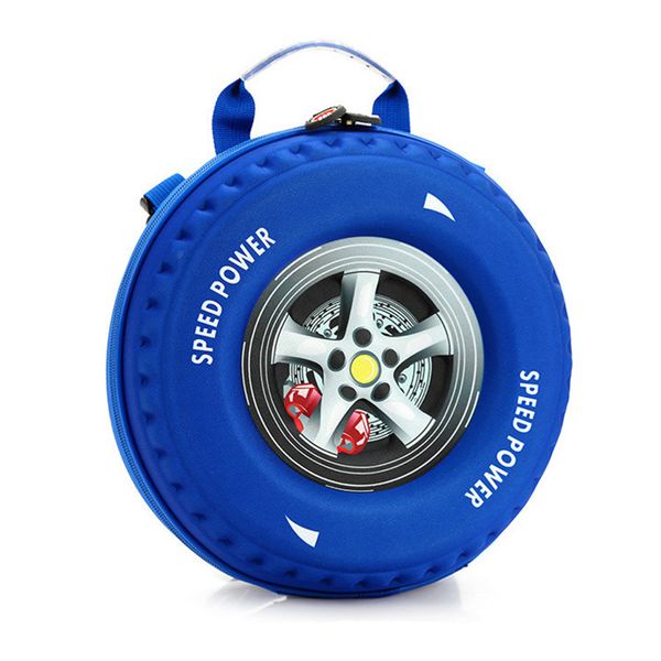 

3d car tire children schoolbag lovely kids small backpack eva wheel kindergarten bag age 3-5 baby boys girls toddler school bag y200706