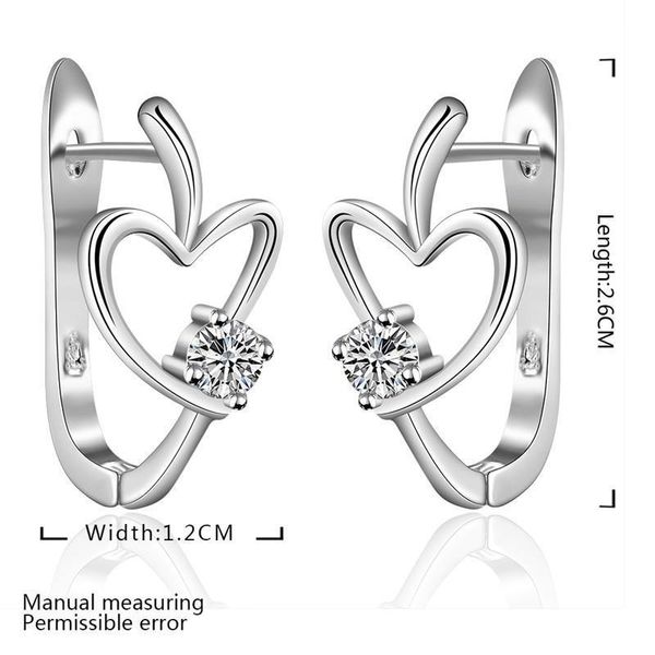 

fashion cute nice silver color earrings noble luxury elegant women shiny crystal zircon selling earring e603 h sqcmdr, Golden