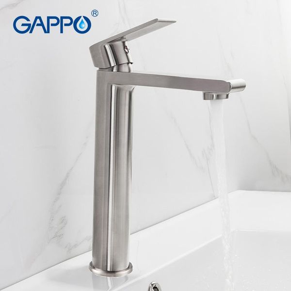 

bathroom sink faucets gappo stainless steel basin faucet tall mixer tap cold and water