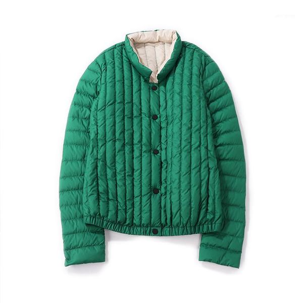 

new 90% ultra light duck down jacket women short duck coat winter autumn stand collar slim warm clothes coats 20201, Black