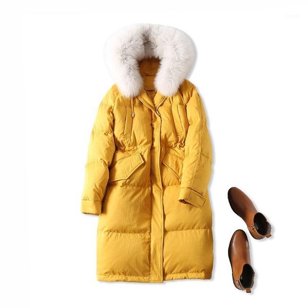 

white duck down jacket women korean long down coat womens winter jacket chaqueta mujer yrf18122805 yy12211, Black