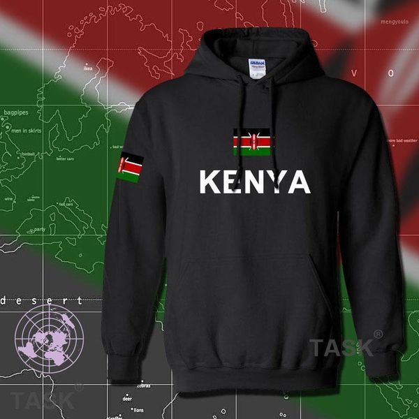 Felpe con cappuccio da uomo Felpe all'ingrosso-del Kenya Kenyanhoodies Felpa da uomo Felpa Hip Hop Streetwear Tuta Nazione Calciatore Sporting C