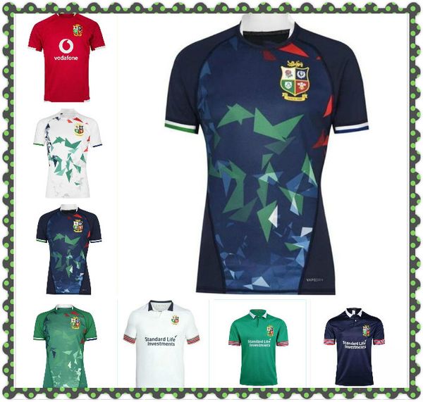 

2021 british and irish navy green white lions rugby shirt international league jersey national team lions jerseys, Black;gray