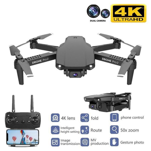 

mini drone 4k 1080p hd camera video wifi fpv air pressure altitude hold durable foldable drones quadcopter drone1