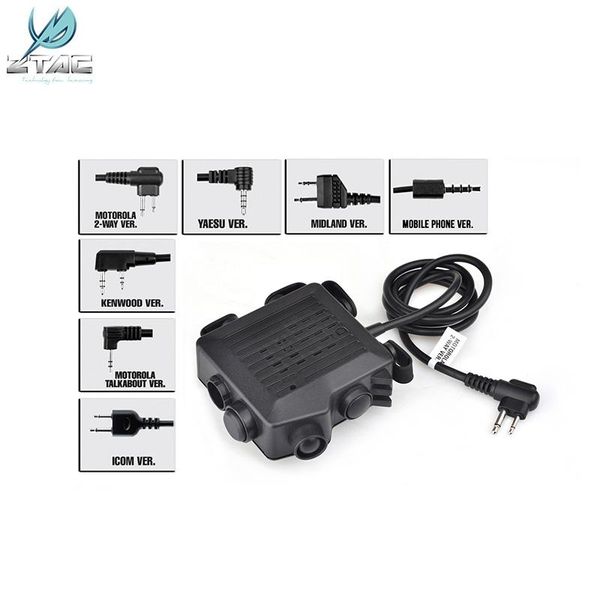 

z-tac headset accessories selex tacmic ct5 pz133