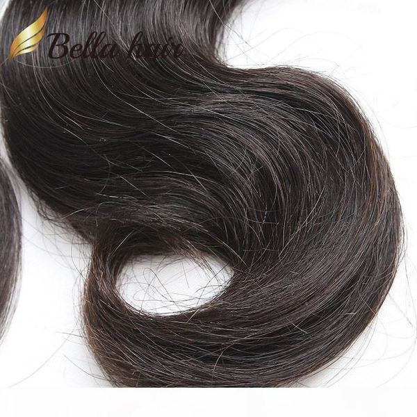 

bellahair 100% brazilian hair extensions virgin hair weaves 3pcs lot human hair bundles body wave drop shipping, Black