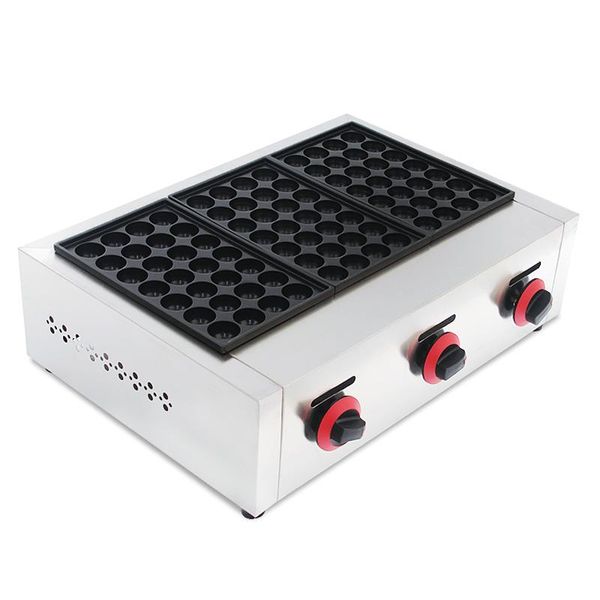 

gas type three plate meatball maker takoyaki machine