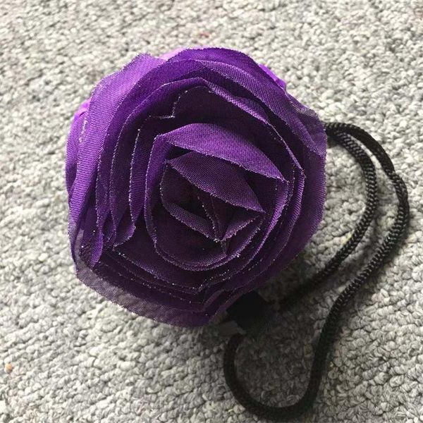 

u5i9wu factory price storage shape foldable rose handbag eco flower reusable environmental shopping bags folding grocery large 9 n