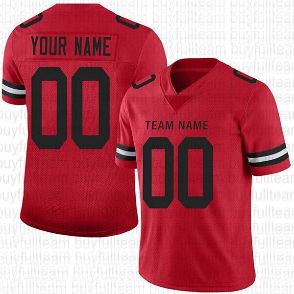 

custom design your own football jersey red 69, Black;red