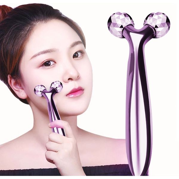 

3d ролик массажер массажер лица массаж релаксация ручной укладки y формы съемки морщины лица ли подъемник ролик полное тело 360 поверните ин