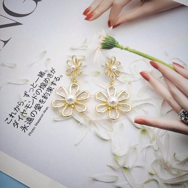 

dangle & chandelier 2021 arrivals gold earrings fashion jewelry wedding party gifts female accessories good quality, Silver