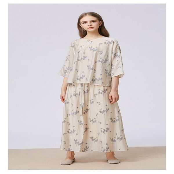 

2020 spring and summer new style shein shirts female vintage blusas women verano mujor print blouse1, White