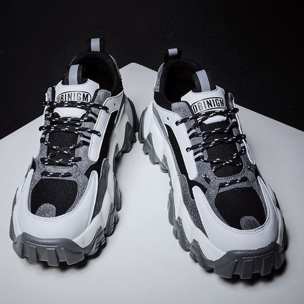 

dad men shoes fashion mesh light breathable men casual tenis shoes men sneakers zapatos hombre men's shoes lj201124, Black;white