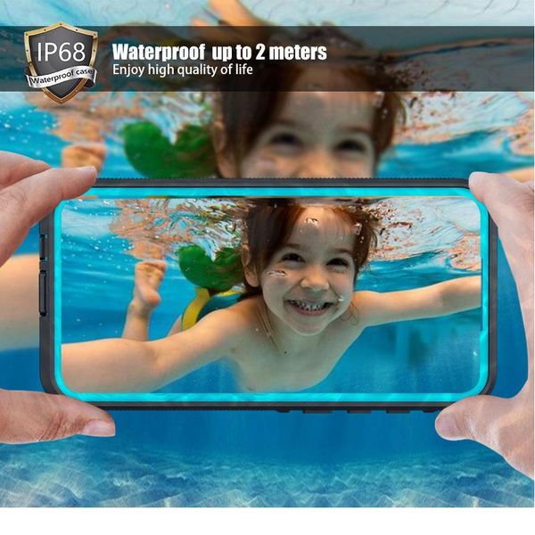 

for huawei p40 p30 lite p30 pro waterproof ip68 diving dustproof phone case for huawei mate 20 30 pro full sealed qylnny