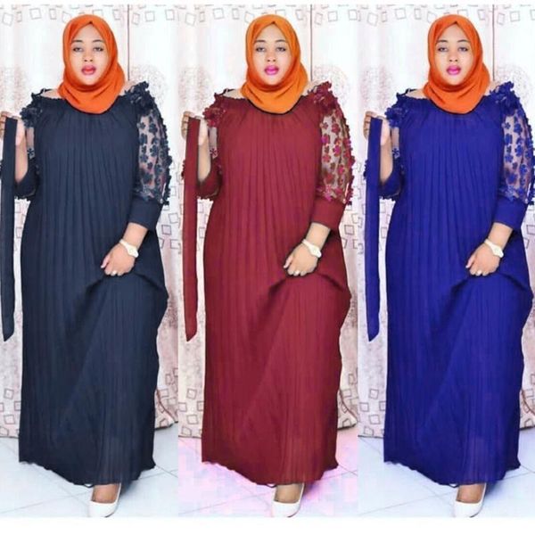 

md 2021 new african dresses for women off shoulder mesh maxi dress party fashion abaya lady plus size evening gowns1, Red