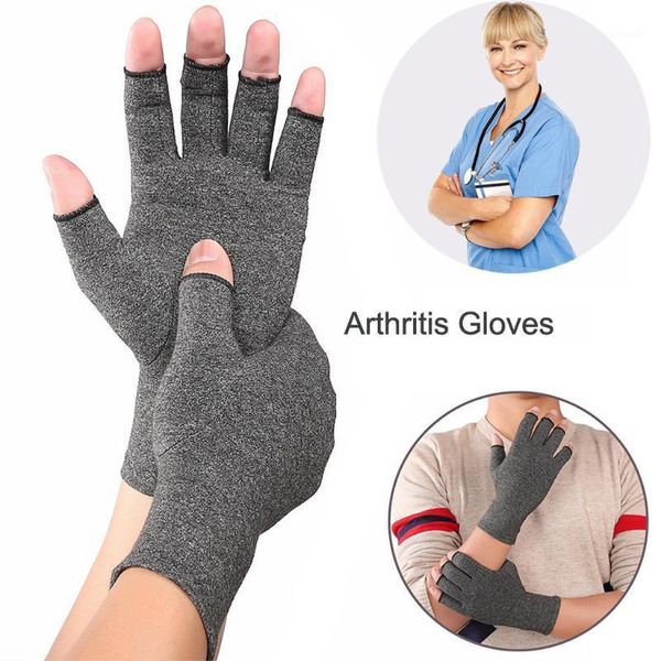 

wrist support arthritis gloves - men, women rheumatoid compression hand glove for osteoarthrit1, Black;red