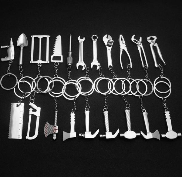 

wrench creative tools adjustable fashion metal key chain party favor pendant festive gift home decor dc237, Silver