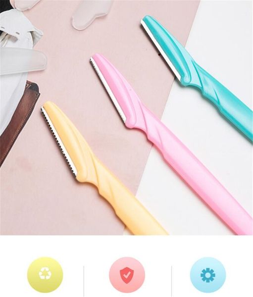 

professional eyebrow trimmer safe blade shaping knife eyebrow blades face hair removal scraper shaver makeup beauty tools