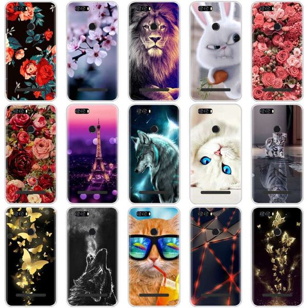 

qasilicone soft cover for mobile phone shell, fashionable printing, suitable for lagoo kiicaa powerlk