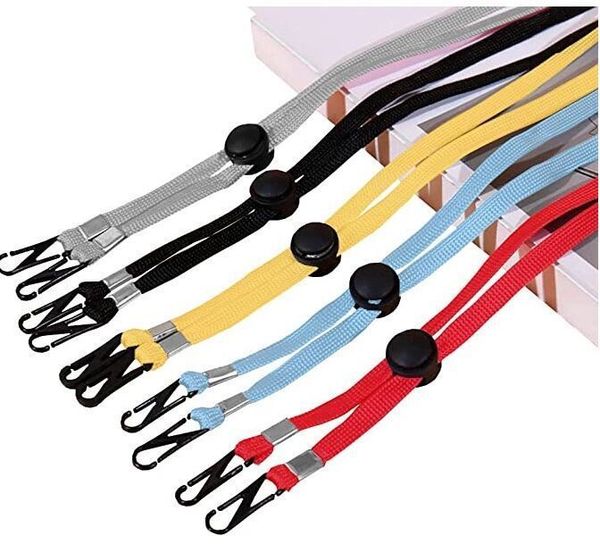 

face mask adjustable extension handy convenient windproof rope rest ear holder hang on neck string hat lanyard party favoutletvhck