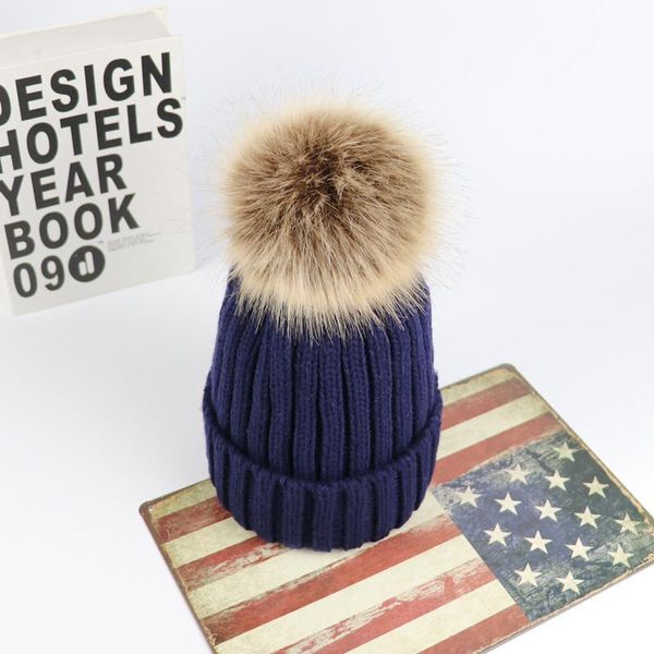 

зимняя кепка для женских чепульсов помпом шапочка шляпка шерсть gorras капот вязаная шляпа набор balaclava mask wmtuwj xhlove, Black;white