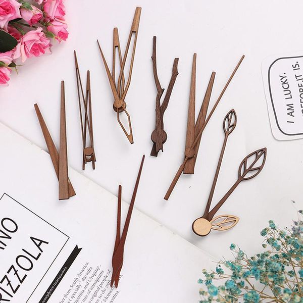 

wall clocks walnut clock pointer diy hour hand minute second parts 12/14 inch1