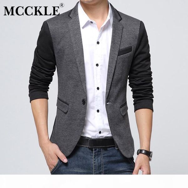 

mcckle fashion casual men blazer cotton slim korea style suit blazer masculino male suits jacket blazers men plus size m-6xl, White;black