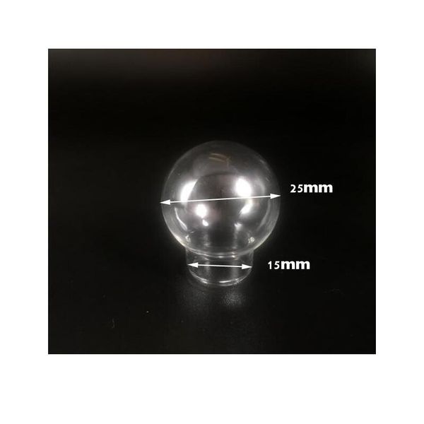 

20pieces 30x20mm 25x15mm 20x15mm 20x12mm transparent globe shaped empty bottles wishing pendant for gift acc bbyheb, Black