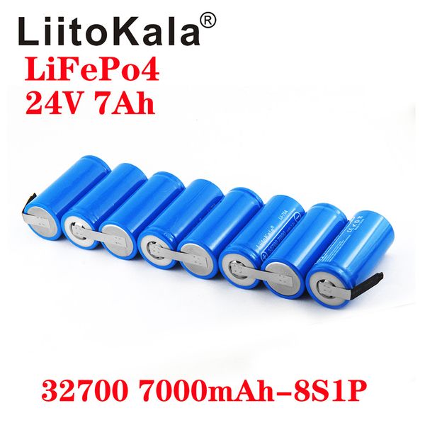 

liitokala 12v 24v 36v 7ah 32700 7000mah lii-70a lifepo4 battery pack 35a continuous discharge maximum 55a high power diy