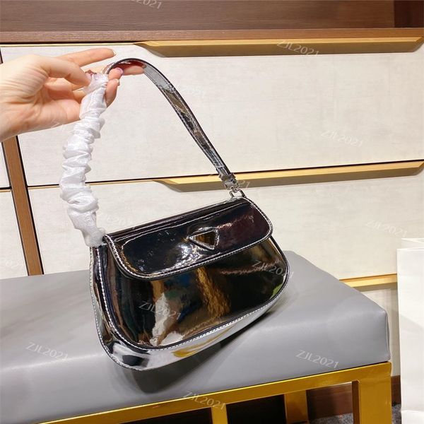 

shoulder bags women luxurys designers bags 2020 of fashion patent leather hobo real-leather carrying a baguette bag with one shoulder