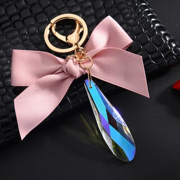 

fashion bow knot key chain charm keychain for car bag key ring women pubg key ring llaveros chaveiros porte clef jewelry h bbygar, Slivery;golden