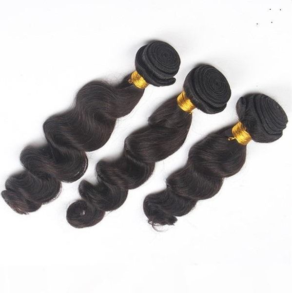 

malaysian off black color loose wave 100% human hair weave 6a unprocessed double weft remy hair extensions 10-30 inchs