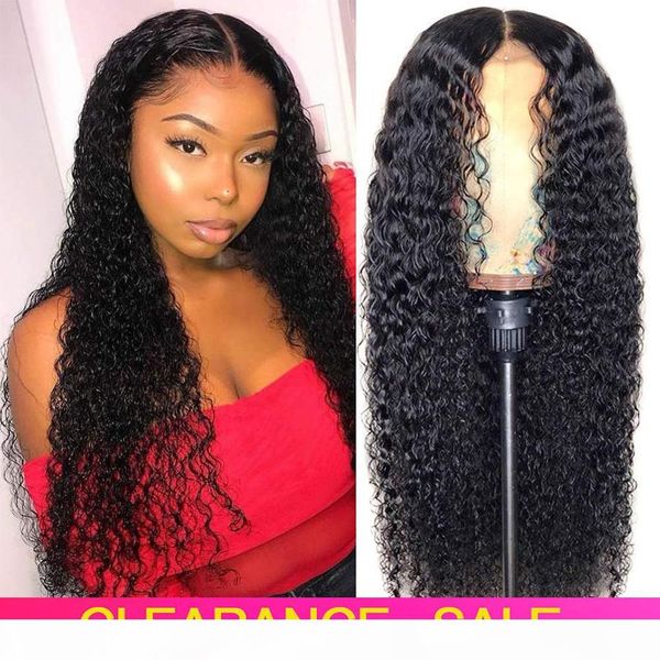 

curly lace front human hair wigs for black women pre plucked brazilian curly human hair wig 150% remy 4x4 curly lace, Black;brown