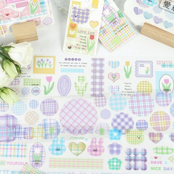 

2016 сетка любящая сердце длинная декоративная клейка лента kawaii канцтовары наклейки школьные принадлежности скрапбукинг стикер подарок h