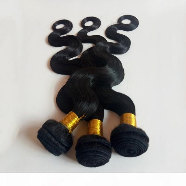 

body wave natural black brazilian human hair weave unprocessed keep scale hair no chemical the original hair 100g pc3 bundle factory outlet