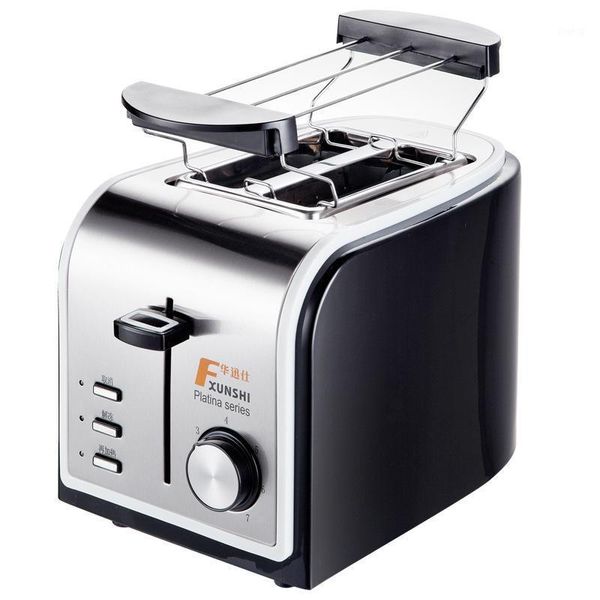 

bread makers household baking machine electrical toasters stainless steel breakfast toast grill oven 2 slices 220v1