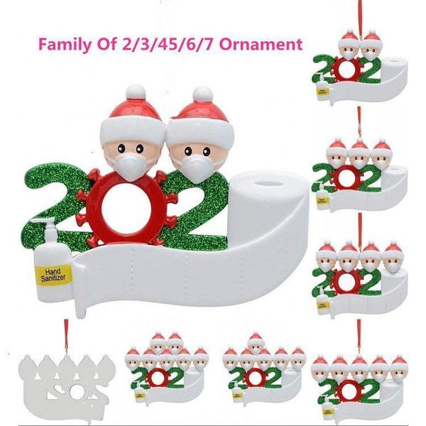 

christmas 20 party quarantine gift product birthdays decoration of personalized family 4 ornament pandemic social distan