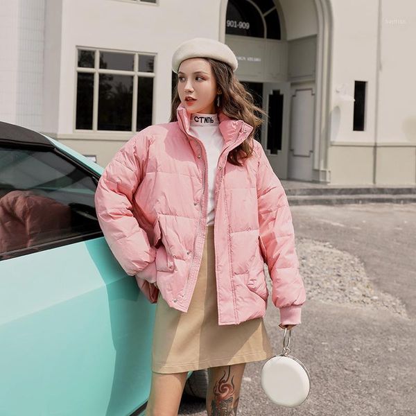 

autumn winter coat women cotton down parka woman jacket oversize coats women female jackets women's clothing 2020 new wpy10621, Black