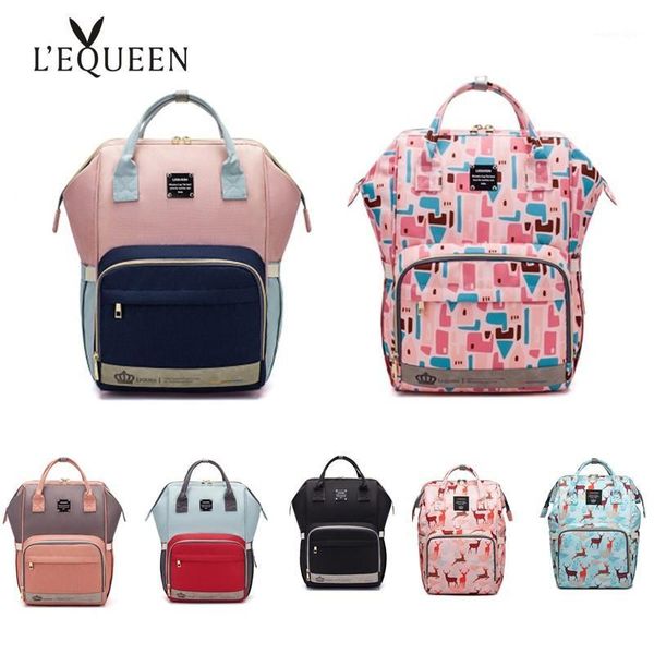 

diaper bags lequeen fashion mummy maternity nappy bag large capacity travel backpack nursing for baby care women's fashion1