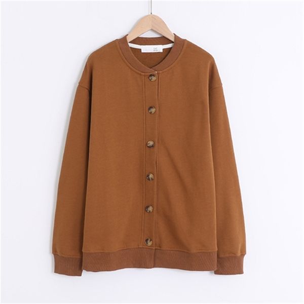

new spring fall women's jackets casual big solid button till outerwear fvwz, Black;brown