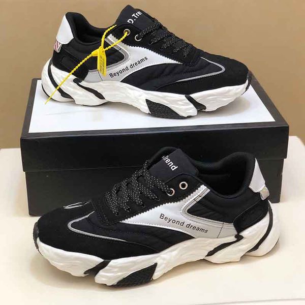 

пара бегая обувь современный стиль ультрасюзная спортивная подошва обувь men trend trend trend trend trend treng seaking source source seake, Black