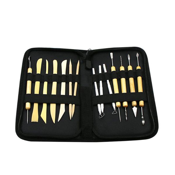 

professional hand tool sets 14pcs clay sculpting kit sculpt smoothing wax carving pottery ceramic tools polymer shapers modeling carved