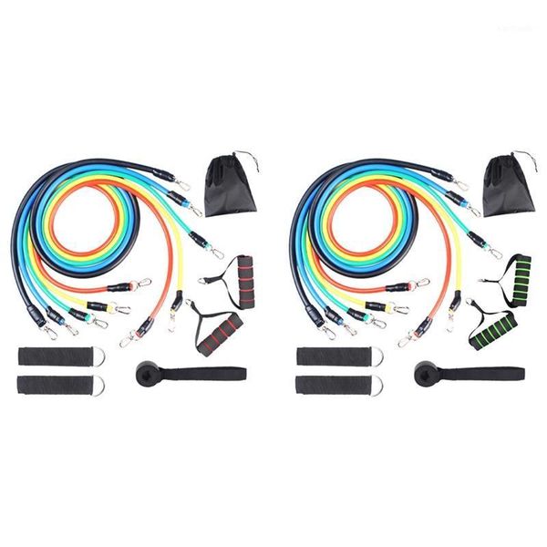 

resistance bands 12pcs esistant with handles set 5 pulls excersize1