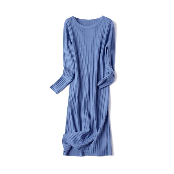 

2021 new elegant long sleeve ol high-neck sweater women thick knit autumn winter female slim basic dress casual bj1g, White;black