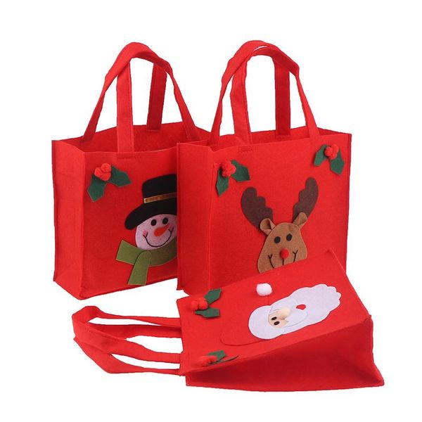 

christmas decorations 2021 merry kids candy bags pouch cotton linen santa claus snowmen xmas gift bag home party decor year present pack