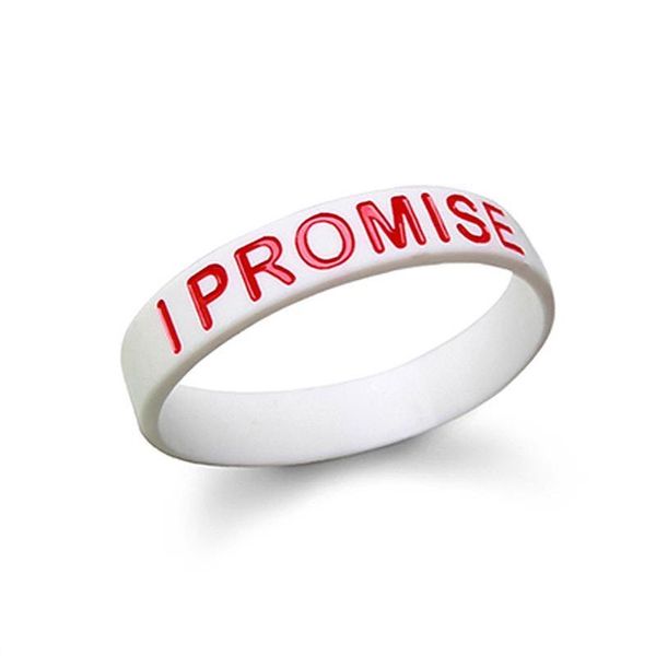 

trend silicone bracelet i promise basketball sport energy balance wristband bracelets for men fashion rubber elastic wristband wmtdux