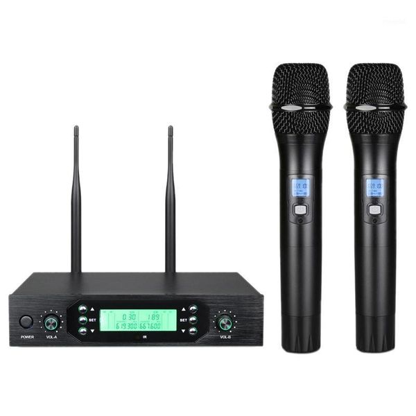 

wireless microphone one for two karaoke family ktv conference stage performance handheld wireless microphone(eu plug)1