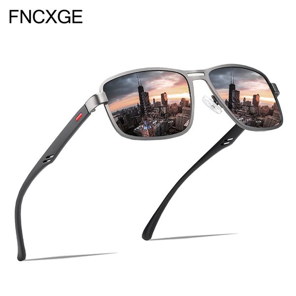 

2020 new mens sunglasses men polarized square driving sun glasses vintage classic metal frame fishing eyewear fashion 5925