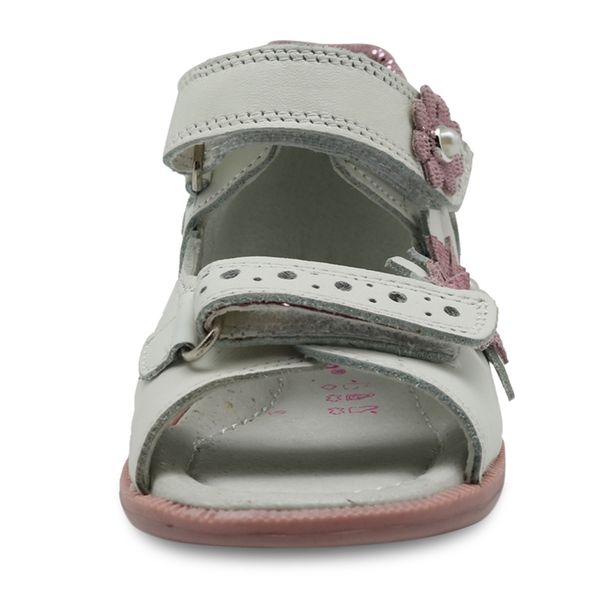 

apakowa summer girls sandals fashion flowers kids flat leather princess children's shoes arch support eu size 19-23 y200619, Black;red